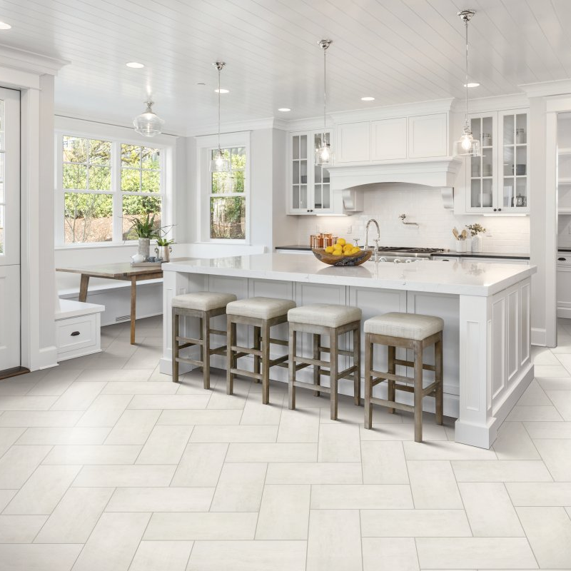 Midstates Flooring Center is providing tile flooring solutions in Brookings, MD - Sinova - White Canvas